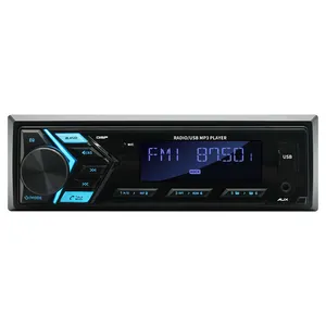 รถ MP3เครื่องเล่นสเตอริโออัตโนมัติวิทยุรถเสียง1 Din เครื่องเล่นดีวีดี3927 MP3ด้วยแสงที่มีสีสัน2USB Mp3ผู้เล่น