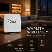 Système de thermostat numérique sans fil WiFi HY213RF Tuya pour chauffage central, économie d'énergie, chauffage au sol avec récepteur, Smart Life