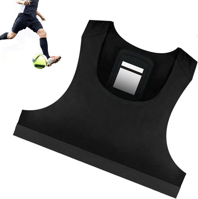 Soccer Training Equipment Vest Football Training with GPS Pocket Vest High Quality Polyester Spandex for Women&Man Vest Only