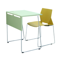 Meubles d'école américains, table et chaise, bureau d'étude pour étudiants en classe
