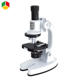 QS OEM STEM Science Experiment Microscope Kit Lab 200X 600X 1200X School Science Educational Toy microscopio biologico raffinato