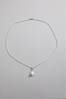 Perle Douceur avec perle d'eau douce et boucle plaquée or cuivre, matériau naturel, certifié CE ASTM REACH, bijoux de mode