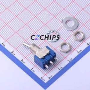 8J1011-Z Toggle Switch Switch ( Circuit Structure: Single Pole Double Throw )( Switch Length: 13mm )( Switch Width: 8mm ) - Product Image 2