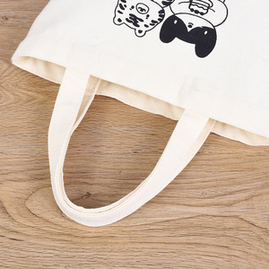 Wholesale High Quality <b>Plain</b> Organic Reusable Fashionable Custom Design Print Cotton <b>Canvas</b> Tote Bag Shopping Bag With logo - Product Image 2