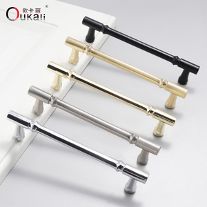 Oukali Wholesale Luxury New Desgin Golden Supplier <strong>Drawer</strong> Handles Cabinet Kitchen Accessories Zinc Handles - Product Image 5