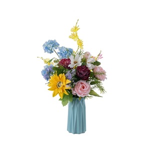 Bouquet de fleurs artificielles Tide Poet en tissu tissé plastique, décoration d'intérieur, accessoires de mariage CF02095 - Product Image 5