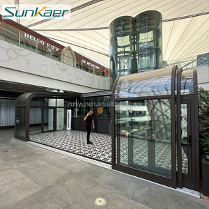 Sunkaer Sunroom Aluminio Jardín Invernadero Deslizante Policarbonato Techo eléctrico Ventana Piscina Pantalla Retráctil Caja - Product Image 5