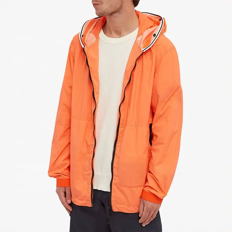 Giacca a vento allentata colorata personalizzata OEM Design del cappotto di alta qualità per uomo