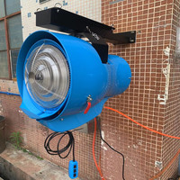 Humidificateurs muraux industriels grands ventilateurs de refroidissement d'atelier pour l'atomisation de suppression de poussière de bâtiments d'usine