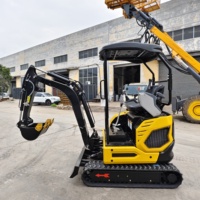 Mini-excavatrice de 1,8 tonne, moteur, expédition directe de l'usine, conforme aux normes agricoles, résidentielles et de construction