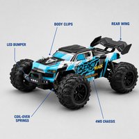 Voiture de course RC en métal à grande vitesse à l'échelle 1:16 avec télécommande et chargeur