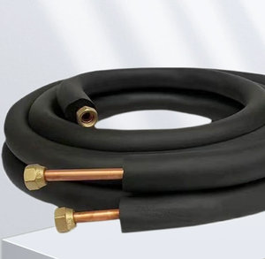 Tuyau en cuivre-aluminium <span class=keywords><strong>pour</strong></span> climatisation Z, tuyau de connexion en coton d'isolation interne et externe - Product Image 1