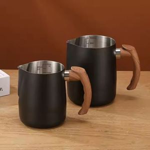 Carafe en acier inoxydable 304 de haute qualité, pot à latte, pichet à mousse de lait, ensembles pour café et thé - Product Image 4
