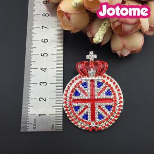 Large <strong>Union</strong> <strong>Jack</strong> with Crown Brooch Fancy Christmas Gifts British Flag Brooch Clothing Accessories - Product Image 6
