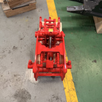 CE NM500 Pince à bois monocylindre résistante à l'usure pour mini-excavatrice de 1,2 à 8 tonnes, équipement hydraulique de défrichage forestier