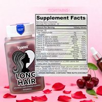 Gummies de Vitamines Capillaires Avancées OEM Marque Privée pour Cheveux Longs : Favorisent la Croissance, la Force et l'Épaisseur des Cheveux, Renforcent et Augmentent le Volume