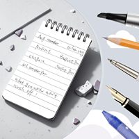 Bloc de Notas Impermeable de 5 x 3 Pulgadas con Espiral Superior, para Todo Tipo de Clima, con 50 Hojas, Bloc de Bolsillo para Regalo, para Oficina, Escuela, Aire Libre