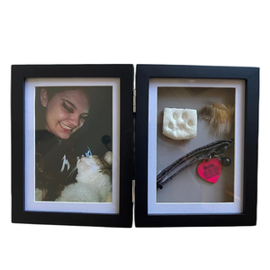 Youlike Urne de crémation en bois de haute qualité pour chiens chats et animaux de compagnie et cadre photo pour la mémoire - Product Image 1