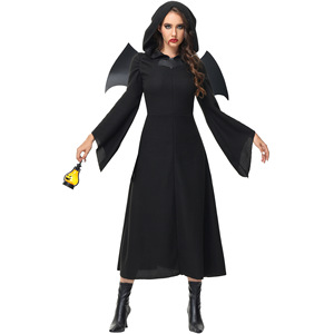 <span class=keywords><strong>Disfraz</strong></span> de <span class=keywords><strong>Bruja</strong></span> Zombi para Halloween 2026, Alas de Ángel Negro, <span class=keywords><strong>Disfraz</strong></span> de <span class=keywords><strong>Bruja</strong></span>, Cosplay - Product Image 1