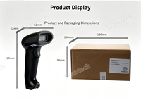 Lecteur de codes-barres portable Honeywell Voyager XP 1470g haute précision, durable, scanner 1D 2D, lecteur de codes-barres filaire USB, vente au détail