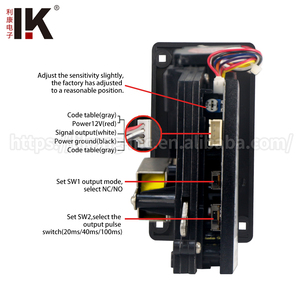 Người chấp nhận nhiều đồng xu lk133 đặc biệt chấp nhận các mệnh giá khác nhau của đồng EURO, phù hợp với máy bán hàng tự động - Product Image 2