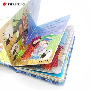 Free Sample Recyclable Paper Paperboard Printing Handheld And Portable Children Story Books Education Board Book Printing