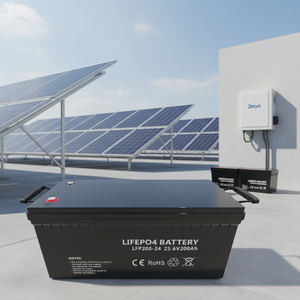Prix d'usine – Batteries solaires LiFePO4 à décharge profonde 12V 100Ah 200Ah, batteries lithium-ion 18650, compatibles avec les onduleurs solaires Deye et GoodWe - Product Image 1