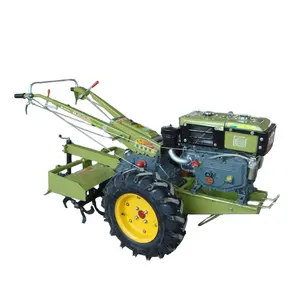 Trator caminhada de 15 hp e máquina de trator manual para fazenda e jardim