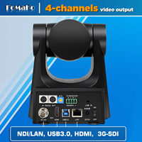 Caméra PTZ FoMaKo 1080P avec zoom optique 30X, suivi automatique IA, diffusion en direct, HDMI 3G-SDI PoE, pour églises, BN302+M3+KN30Ax2