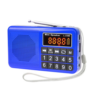 Thẻ TF USB Dài Phạm Vi Di Động Đài Phát Thanh 3.7V 300MAh Có Thể Sạc Lại Đài Phát Thanh AM FM Xách Tay - Product Image 4