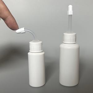Bouteille vide en plastique à embout fin, ronde, anti-fuite, de 30 ml et 60 ml, très vendue, pour huile capillaire, shampoing et lotion - Product Image 1