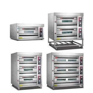 Professionele 4 Trays Commerciële Convectie Oven Verwarmingselement Industriële Bakoven