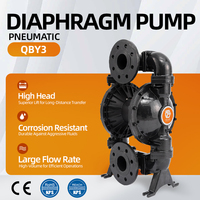 GODO QBY3-80L Pompe à membrane pneumatique en alliage d'aluminium Eau d'égout Huile Colle Solution de peinture Pompe pneumatique