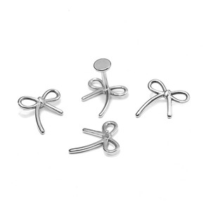 Joyería <span class=keywords><strong>de</strong></span> <span class=keywords><strong>Piercing</strong></span> para Mujer al por Mayor, <span class=keywords><strong>Piercing</strong></span> <span class=keywords><strong>de</strong></span> Oreja Superior, Labret <span class=keywords><strong>de</strong></span> Titanio G23 con Forma <span class=keywords><strong>de</strong></span> Lazo, 16G M0.9mm, para Lóbulo, Nariz, Tragus, Hélix y Cartílago - Product Image 3