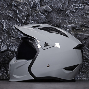 Ece R2206 Tùy Chỉnh Halley Đầu Máy Xe Máy Cổ Điển Xe Máy Motocross ATV Đường Phố Máy Bay Chiến Đấu Combo Mở & Đầy Đủ Mặt Mũ Bảo Hiểm Ece R2205 - Product Image 3