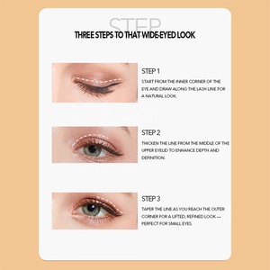 Gel et Crème Sourcils 2-en-1 Double Embout Waterproof Longue Tenue Haute Pigmentation Eyeliner Coloré Certifié CE - Product Image 4