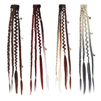 Extensions de cheveux synthétiques en fibre tressée en gros, texture légère et douce, options de couleurs OEM pour coiffures quotidiennes, dreadlocks