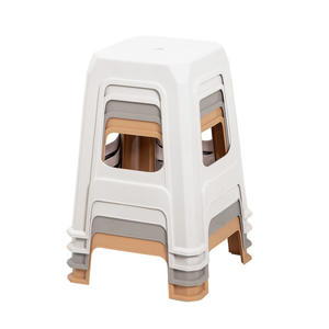 Taburete de Plástico Xitianlong 378x378x465mm, Apilable, Silla para Sala de Estar, Antideslizante, Diseño Moderno - Product Image 1