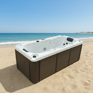 Jacuzzi tradicional holandés para 2 personas, <span class=keywords><strong>spa</strong></span> de hidroterapia, jacuzzi tipo lazy <span class=keywords><strong>spa</strong></span> con calentador de temperatura constante para jardín. - Product Image 1
