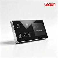 Interrupteur Tactile Intelligent RF433 pour Hôtel, Contrôle Intelligent de l'Intégralité de la Maison pour la Luminosité, les Rideaux AC et la Télévision, Styles Personnalisés, Prise en Charge OEM ODM