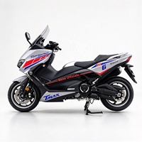 Stiker Seluruh Kendaraan Sepeda Motor Set Stiker Tempel Tahan Air Kreatif untuk Yamaha TMAX530 Model Lama Trendi yang Dipersonalisasi