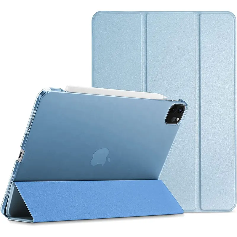 Smart Case for iPad Pro 11 Inch 2024 Slim Stand Hard Back Shell Smart Folio Cover for iPad Pro 11"