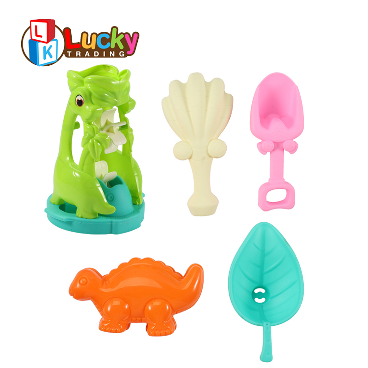 Милый мультяшный самосвал, пластиковый набор, Детская летняя пляжная игрушка, детские песочные игрушки