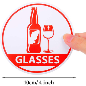 Re-Adjustable Waterproof Bin Labels Paper Metal Plastic Glass Sorting Recycling and Garbage <strong>Sticker</strong> Sign - Product Image 2