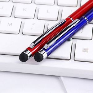 Custom Logo Soft Touch Slim Metal Twist 2 in 1 Multi Function Ball <b>Pen</b> Promotional <b>Pen</b> Universal <b>Stylus</b> <b>Pen</b> - Product Image 6