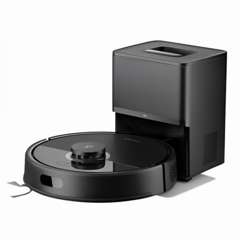 Smart Robotic Floor Cleaner with Dual Disc Mopping & Anti-Tangle Brush for Pet Families