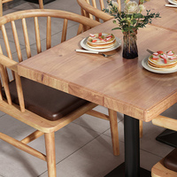 Nouveau produit Pizza Restauration rapide Café Restaurant Sièges de stand Canapé Ensemble de meubles Café Dine Ensemble de tables à manger et de chaises
