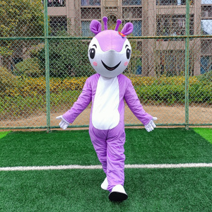 Costumes de poupée de dessin animé Cerf Sika, accessoires de poupée portables par l'homme, couvre-chefs d'animaux pour films et animations, costumes de scène pour spectacles et promotions - Product Image 3