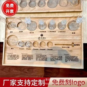 Bandeja para Mezclar Baijiu, Juego de Degustación de Licores Aromatizados con Salsas, Kit Profesional para Servir Bebidas Espirituosas, Hecho a Medida y Grabado - Product Image 2