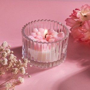 Thiết kế mới bán buôn tăng hình dạng tùy chỉnh handmade hương thơm nến với hoa - Product Image 6